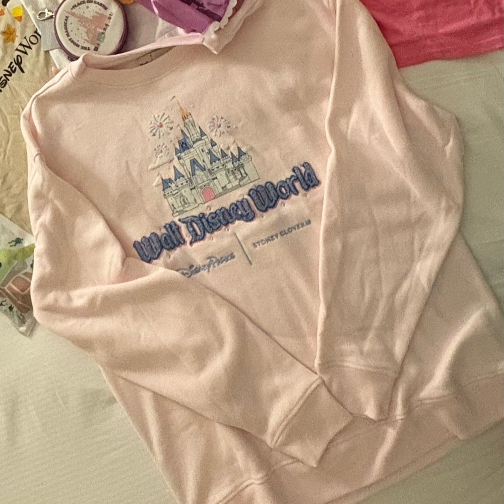 Stoney Clover Lane Pink Disney Sweater